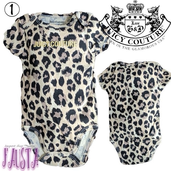 Juicy Couture Other - 3/$9 Juicy Couture animal cheetah leopard onesie
